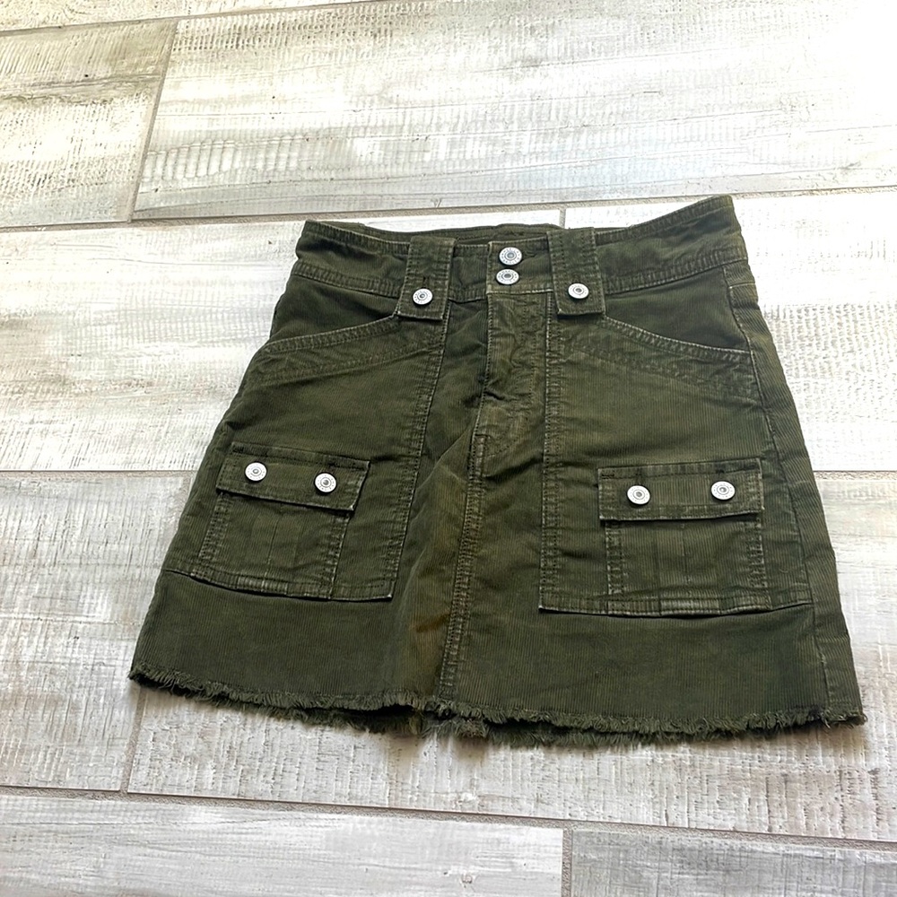 American eagle corduroy high waisted mini skirt